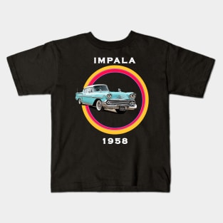 1958 Chevy Impala T-Shirt Kids T-Shirt